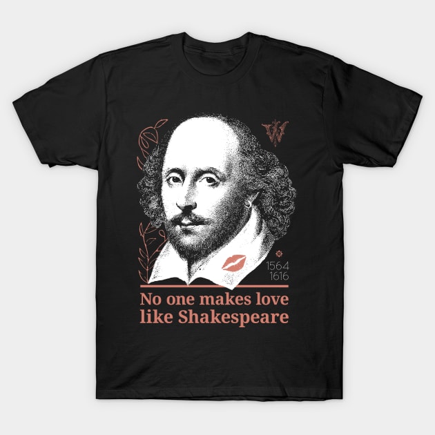 Funny Shakespeare designs Cool Theatre Actor Gifts #2 T-Shirt by TwistedCity